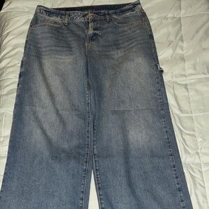 Wide leg Blue Women's Jeans